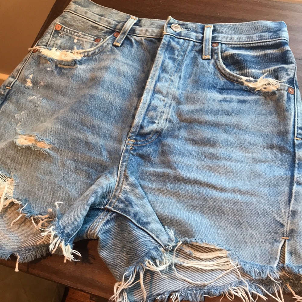 Agolde Dee Shorts - Riccochet